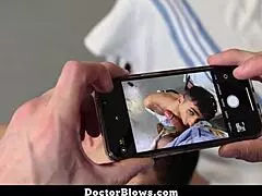 Horny doctor, suck that monster cock!