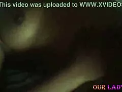 Sweet babe gets banged by two guys with big black cocks