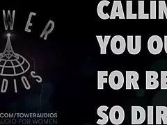 you're such a dirty woman, listen to this erotic audio with dirty talk for women