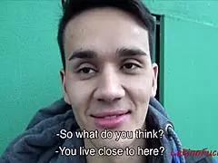 Young straight guy embraces gay fantasies with bareback action, spanking, and public outdoor encounters