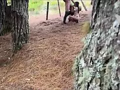 In the forest, I fuck my stepsister and a stranger passionately