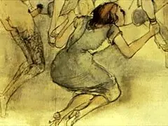 Vintage Erotic Illustration from Retro Anime Hentai