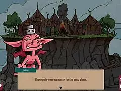 queen's brothel, get snu snu by busty orc?