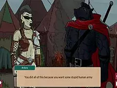 queen's brothel, get snu snu by busty orc?