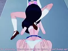 Violet Parr in threesome competition