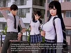 Academy 165 is an anime game hentai featuring detailed scenes and characters