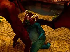 Potwór zawiera niebezpieczny pakt z laską z wielkim dupskiem anime