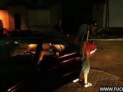 Hardcore Test Drive, european teen 18+ czech in the car.