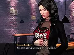 in this anime game, the bosses are groping their employees' butts while they're working on fashion business tasks