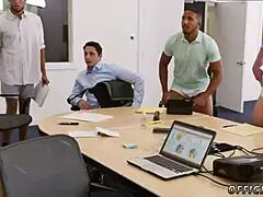 Man, this nude black boy-on-boy gay sex in tight underwear is steamy! 🔥