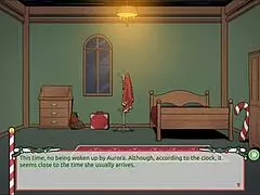 Mrs. Santa Teases With Secret Under Outfit In Christmas Game