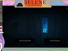 selene in apoptosis game, feeling orgasm with monster in sexy anime hentai