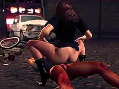 Police Girls First Arrest In 3D.