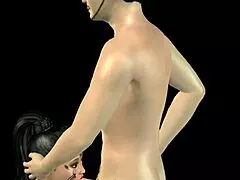 animated 3d indian girl fucked from behind then giving blowjob