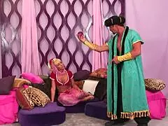 Blonde Bitch With Fake Tits Screwed