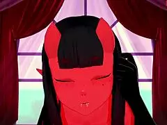 Meru succubus bangs hard in 3D fantasy