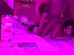 Girlfriend fucked nicely on anniversary night, cum covered and wet.