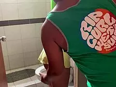 Rico Fucks in Bathroom Almost Caught