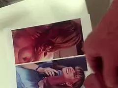 Intense masturbation tribute with cum for Brad and Ginger.