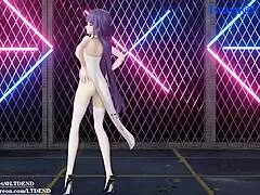 Wow, Raiden Mei siinä kiinalaisessa mekossa ravistaa hulluna!