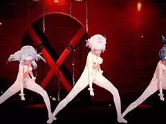 Honkai Star Rail Clara March 7th Silverwolf Hentai Mmd