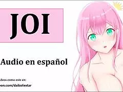 Join the hentai orgy with the cosplay teacher giving JOI.