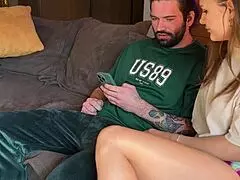 My Stepsisters Got Turned On Too Much After I Showed Them The New App!