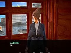 In my new family, the teen gets a monster cock creampie.