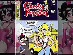 cute anime characters explore cherry poptart and other flavors