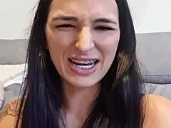 Claudia Bavel feels the rush in dirty talk compilation with toys and double penetration