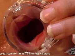 Teen blonde Sarah, wanna see your pussy gaped with a speculum at the hospital?