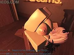 Bakery worker rides hard for a creamy pov tip