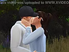 Simxstory - Forbidden Passion - Episode 3. Teen Blowjob And Cumshot In Hentai.