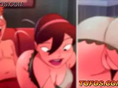 Watching forbidden hentai porn with hot young girl