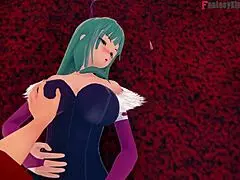 Morriganin halloween-erikoisuus läpinäkyvässä fantasiassa 3D-sarjakuvallisilla elementeillä