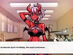 check out this lewd gym blowjob with the succubus on day one
