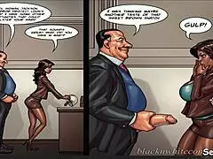 Black Council Woman Fucked By Boss