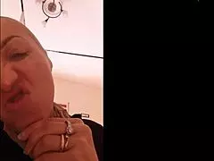 With Stockings on My Face I Have a Very Pig Face and Nose