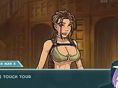 i roughly bend over lara in this anime hentai, fucking her doggystyle to orgasm