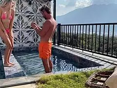 outdoor hot sex from amateur couple with tight pussy