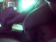 my wife sucks and shows her big tits