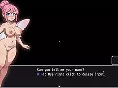 cute naked fairy stuck in prison key hole in lost lagoon harem hentai game ep 1 😍