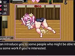 Noelle Fingers Her Pussy and Gets Creampie in Hentai Sex