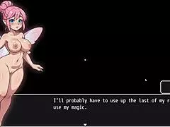 cute naked fairy stuck in prison key hole in lost lagoon harem hentai game ep 1 😍