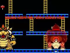 Mugenr-18 Deux - Bowser Koopa And Donkey Kong Battle Mario