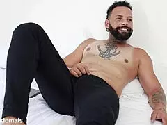 look at that monster cock in the bathroom, so big and gay