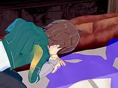 Konosuba yaoi Kazuma saa paljassuuhunoton creampiella twinkin imiessä hentai gay animessa