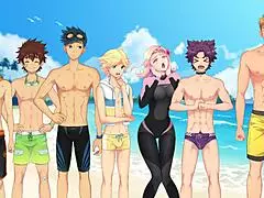 Young Uncensored Anime Beach Hentai