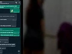 My cousin got so horny on WhatsApp, she ended up in my room for hardcore teen banging. Check this close-up!