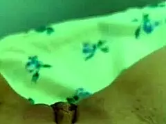 cute girl shows her beautiful legs and masturbates